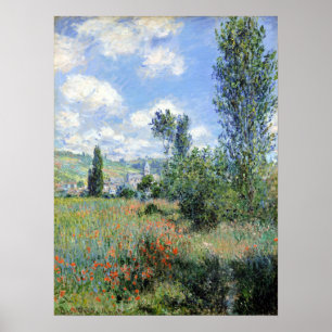 Poster Claude Monet View de Vétheuil