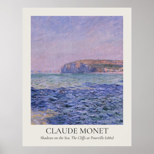 Poster Claude Monet Vintage Wall Art 11x14 Ratio (Frente)