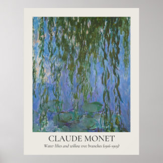 Poster Claude Monet Vintage Wall Art 11x14 Ratio