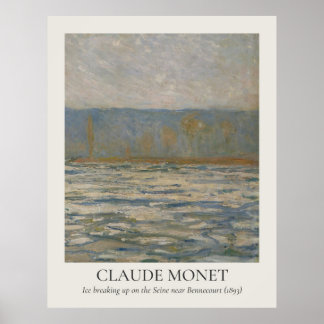 Poster Claude Monet Vintage Wall Art 11x14 Ratio