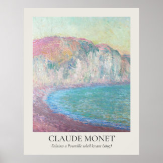 Poster Claude Monet Vintage Wall Art 11x14 Ratio
