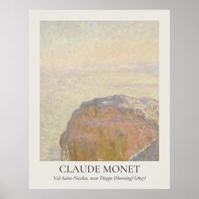 Poster Claude Monet Vintage Wall Art 11x14 Ratio (Frente)