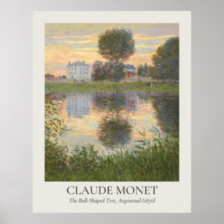 Poster Claude Monet Vintage Wall Art 11x14 Ratio