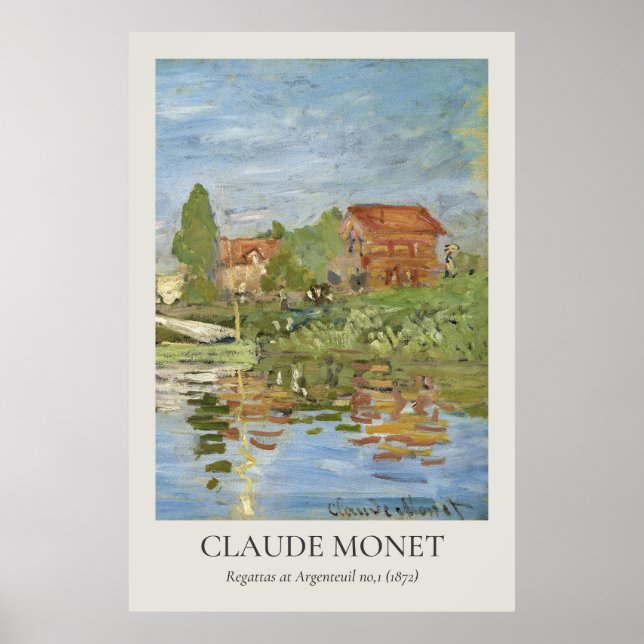 Poster Claude Monet Vintage Wall Art 2x3 Ratio (Frente)