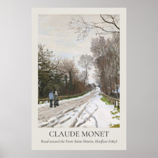 Poster Claude Monet Vintage Wall Art 2x3 Ratio