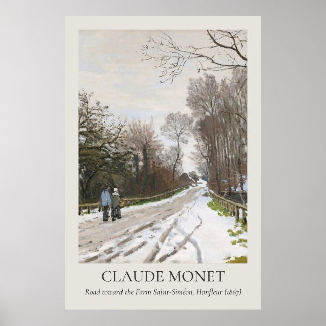 Poster Claude Monet Vintage Wall Art 2x3 Ratio (Frente)