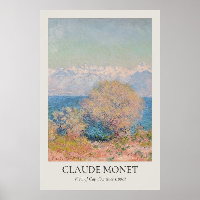 Poster Claude Monet Vintage Wall Art 2x3 Ratio (Frente)