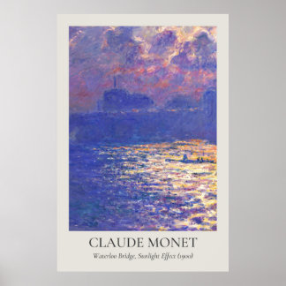 Poster Claude Monet Vintage Wall Art 2x3 Ratio