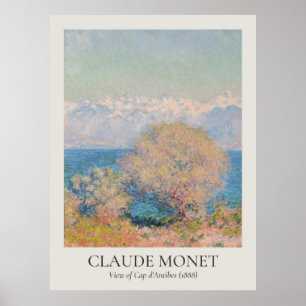 Poster Claude Monet Vintage Wall Art 3x4 Ratio