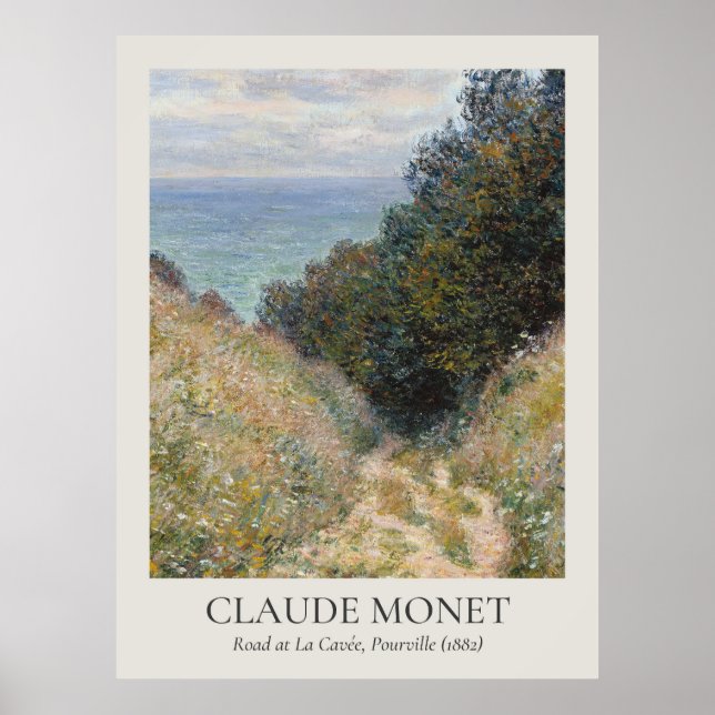 Poster Claude Monet Vintage Wall Art 3x4 Ratio (Frente)