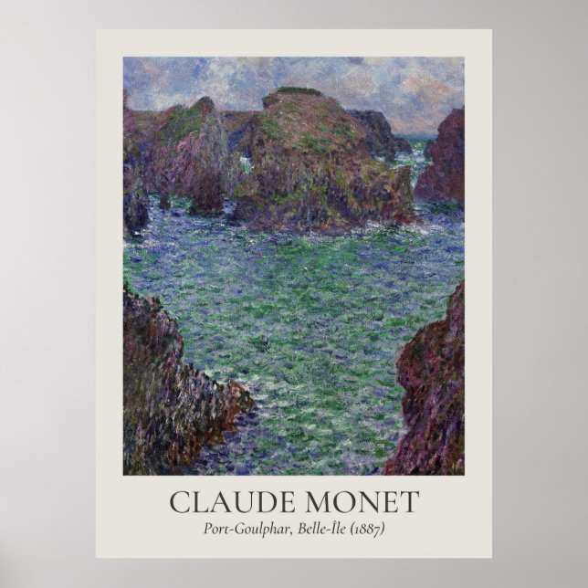 Poster Claude Monet Vintage Wall Art 3x4 Ratio (Frente)