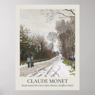 Poster Claude Monet Vintage Wall Art 3x4 Ratio