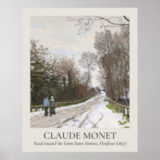 Poster Claude Monet Vintage Wall Art 4x5 Ratio