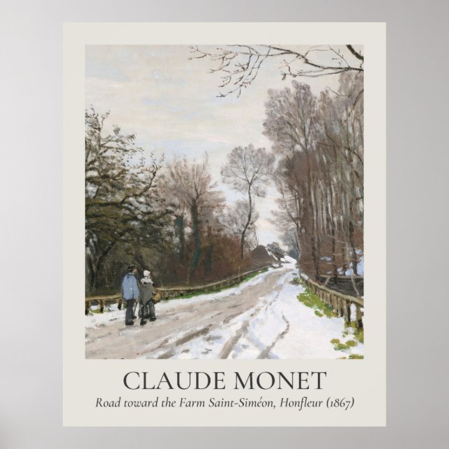 Poster Claude Monet Vintage Wall Art 4x5 Ratio (Frente)