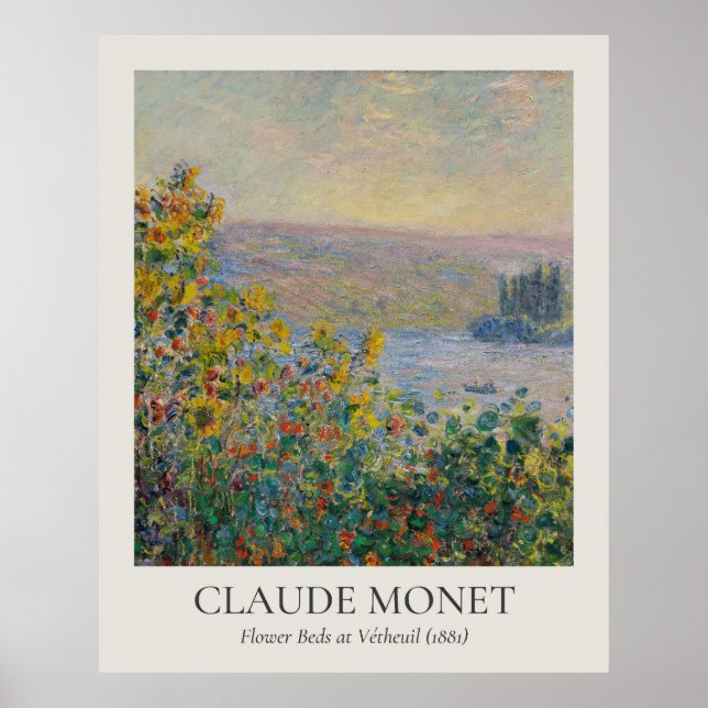 Poster Claude Monet Vintage Wall Art 4x5 Ratio (Frente)