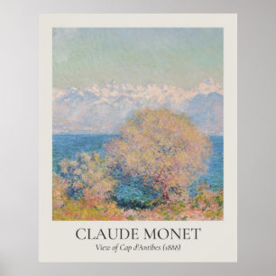 Poster Claude Monet Vintage Wall Art 4x5 Ratio