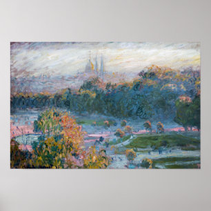 Poster Claude Monet - Vista das Tuilarias, Estudo