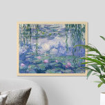 Poster Claude Monet Water Lily<br><div class="desc">Poster de Water Lily pintura de arte da paisagem botânica por Claude Monet</div>