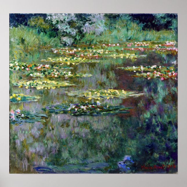 Poster Claude Monet Water Lily (Frente)