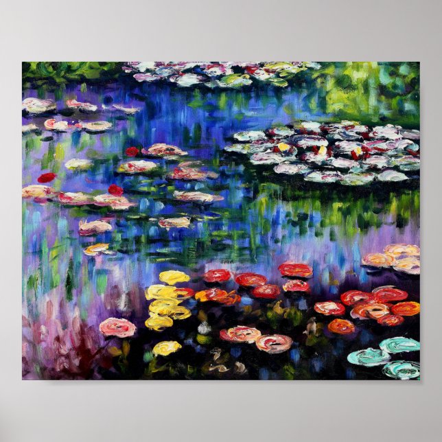 Poster Claude Monet Water Lily 1916 Fine Art (Frente)