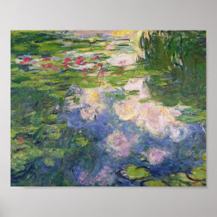 Poster Claude Monet Water Lily Painting