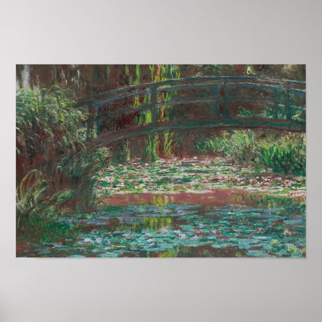 Poster Claude Monet - Water Lily Pond (Frente)