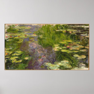 Pôster Claude Monet Waterlilies