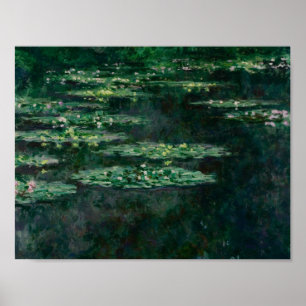 Poster Claude Monet - Waterlilies