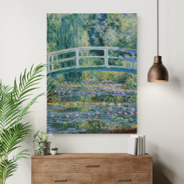 Poster Claude Monet Waterlilies and Japanese Bridge