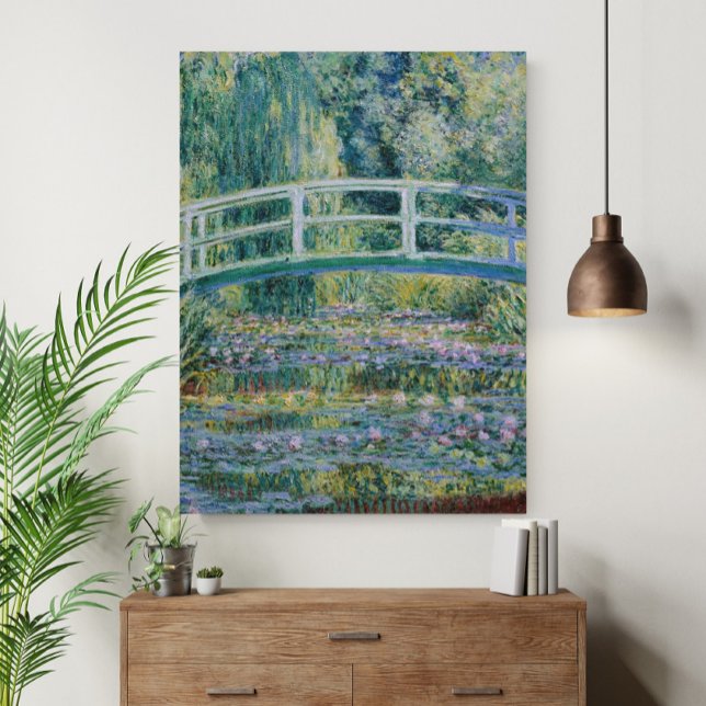 Poster Claude Monet Waterlilies and Japanese Bridge (Criador carregado)
