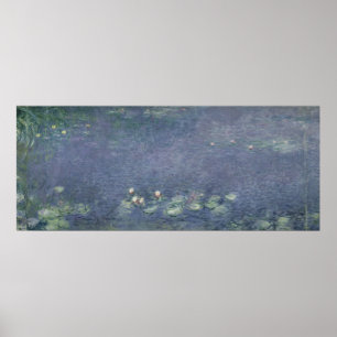 Pôster Claude Monet Waterlilies: Morning, 1914-18