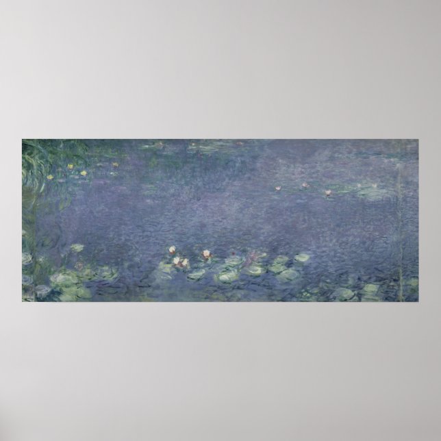Pôster Claude Monet | Waterlilies: Morning, 1914-18 (Frente)