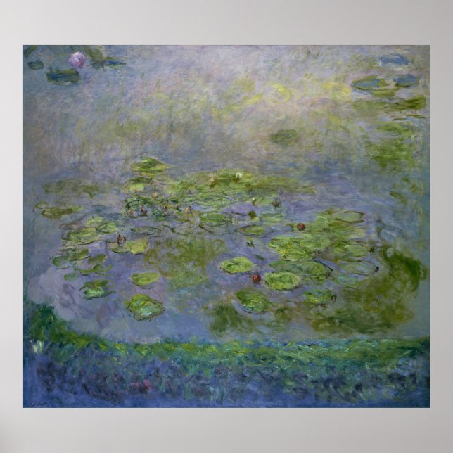 Pôster Claude Monet ~ Waterlily (Frente)