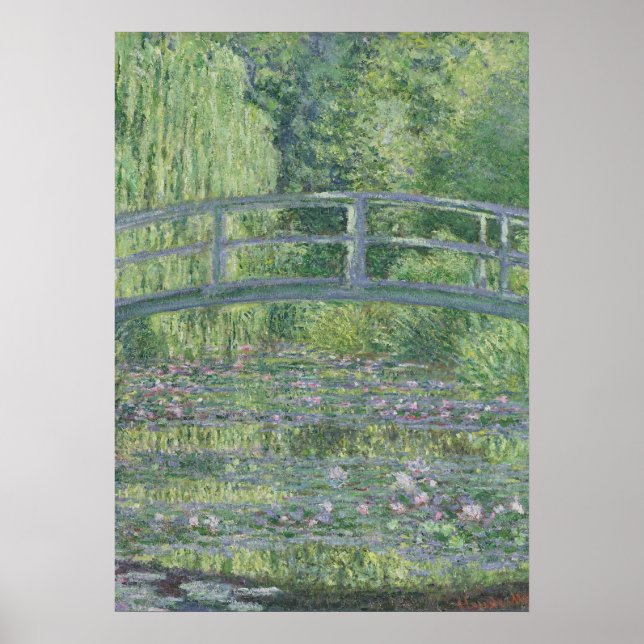 Pôster Claude Monet | Waterlily Pond: Harmonia Verde (Frente)