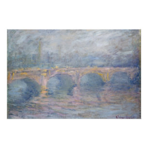 Pôster Claude Monet   Waterloo Bridge, Londres, em Sunset