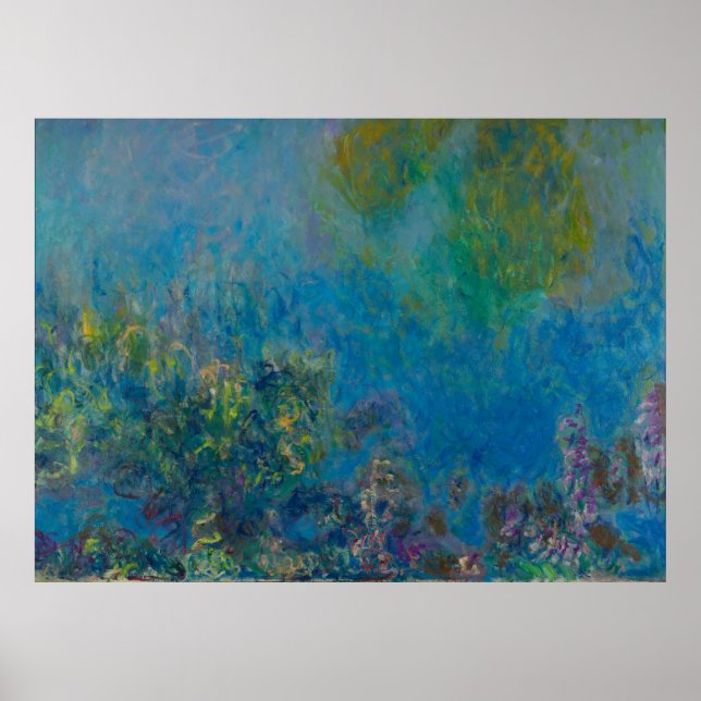 Pôster Claude Monet ~ Wisteria (Frente)