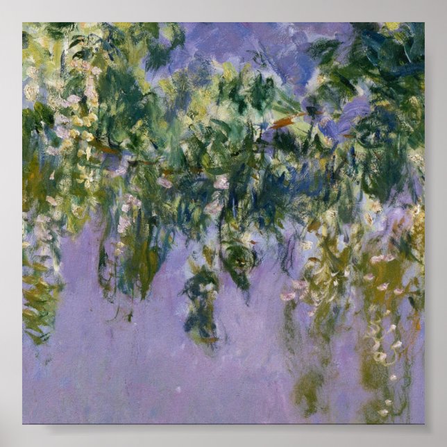 Poster Claude Monet - Wisteria (Frente)