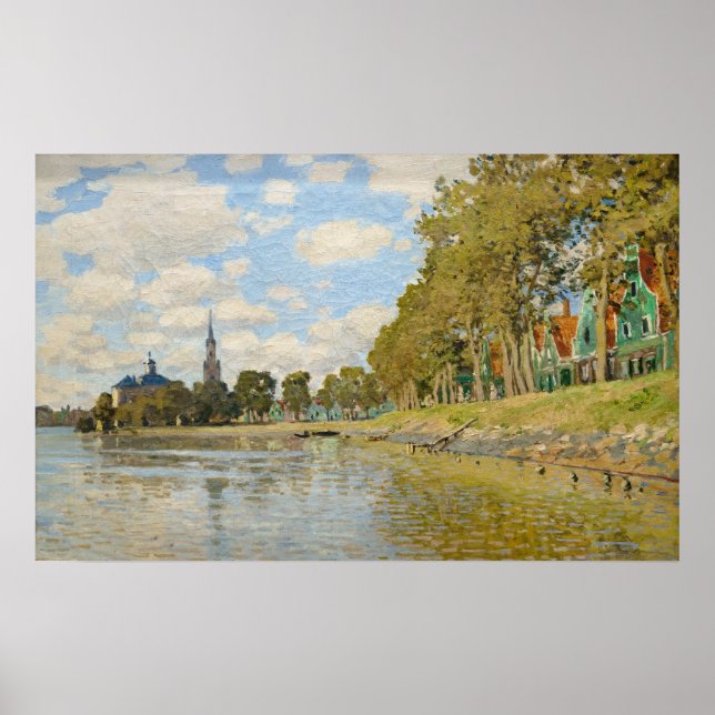 Poster Claude Monet - Zaandam (Frente)