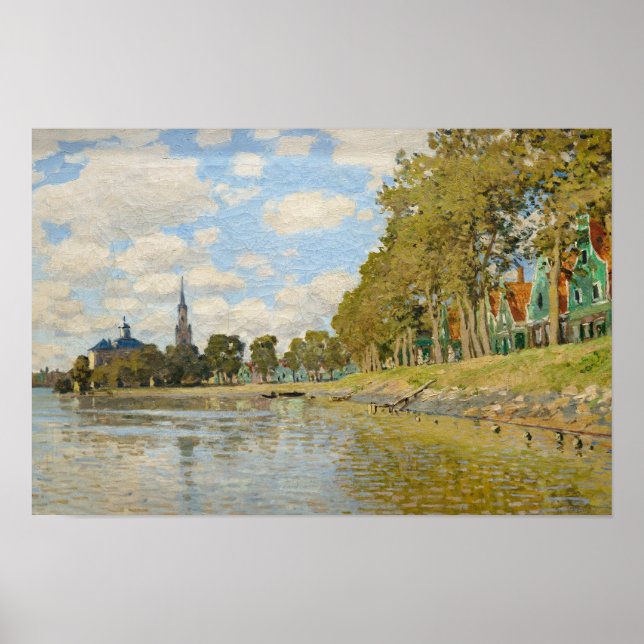 Poster Claude Monet - Zaandam (Frente)