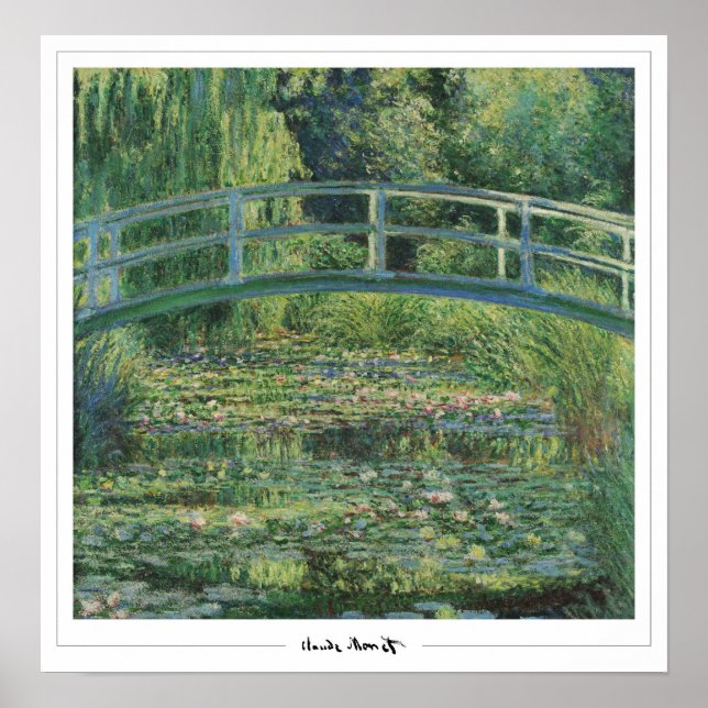 Poster Claude Monet Zedign Cartaz de Arte #1 (Frente)