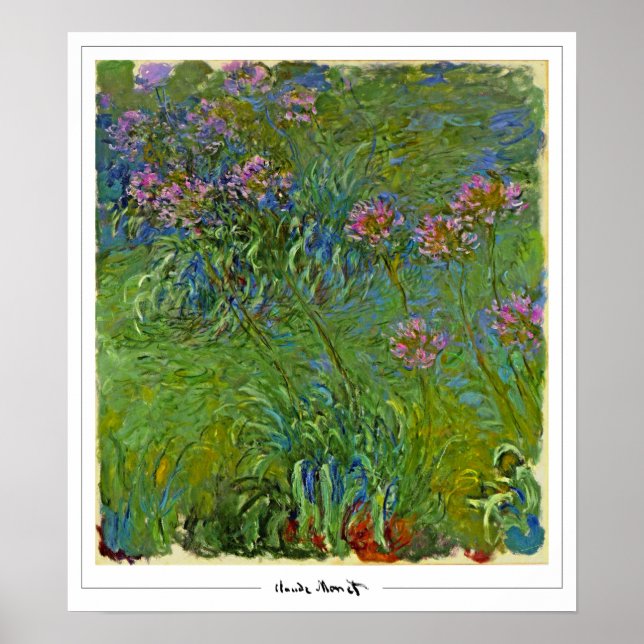 Poster Claude Monet Zedign Cartaz de Arte #158 (Frente)