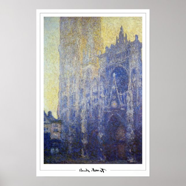 Poster Claude Monet Zedign Cartaz de Arte #170-2 (Frente)