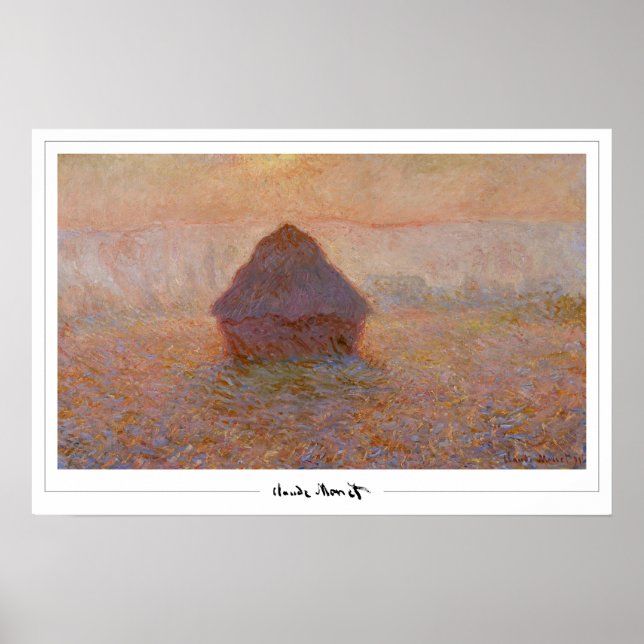 Poster Claude Monet Zedign Cartaz de Arte #24 (Frente)