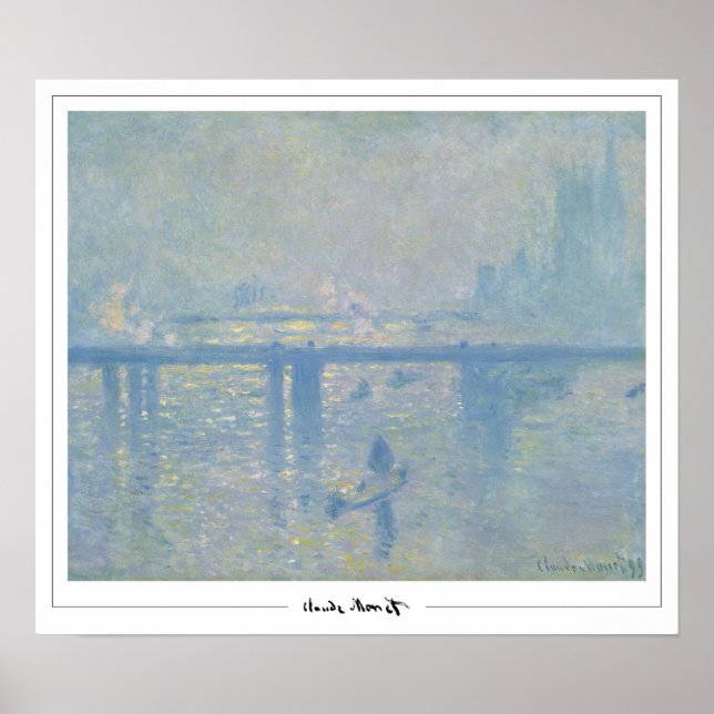 Poster Claude Monet Zedign Cartaz de Arte #27-2 (Frente)