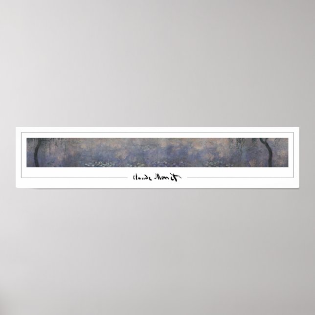 Poster Claude Monet Zedign Cartaz de Arte #297-2 (Frente)