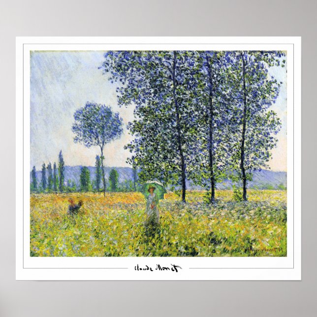 Poster Claude Monet Zedign Cartaz de Arte #327-2 (Frente)