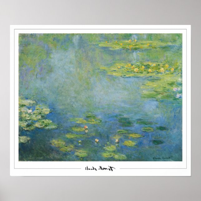 Poster Claude Monet Zedign Cartaz de Arte #41-2 (Frente)