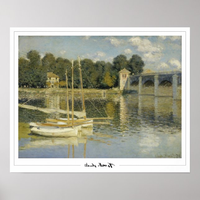 Poster Claude Monet Zedign Cartaz de Arte #43 (Frente)