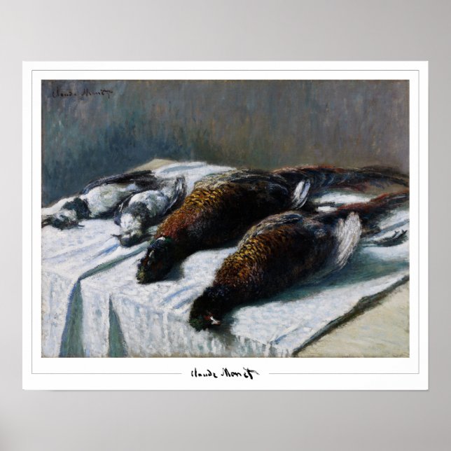 Poster Claude Monet Zedign Cartaz de Arte #44-2 (Frente)