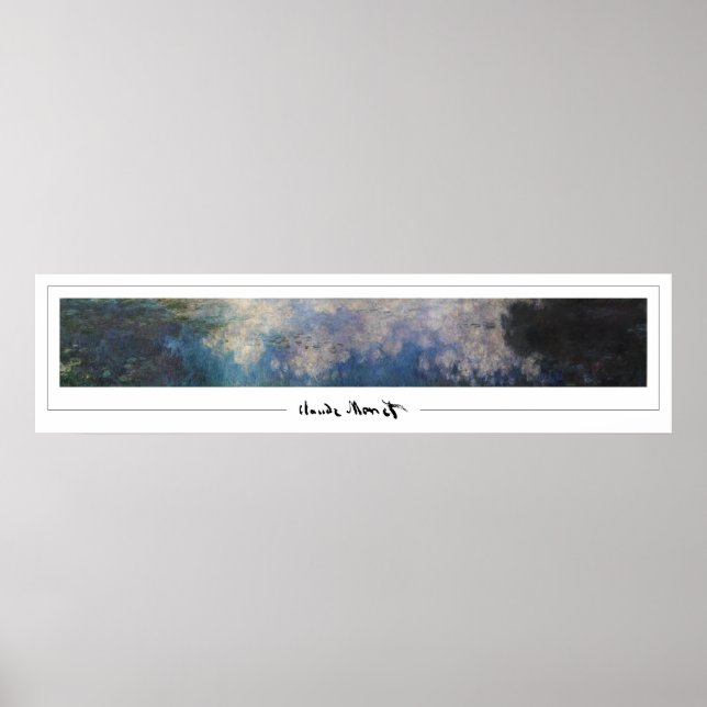 Poster Claude Monet Zedign Cartaz de Arte #466-2 (Frente)